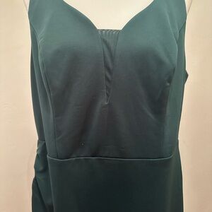 NWT Grace Karin Black Sheath Midi Dress V-neck Sleeveless